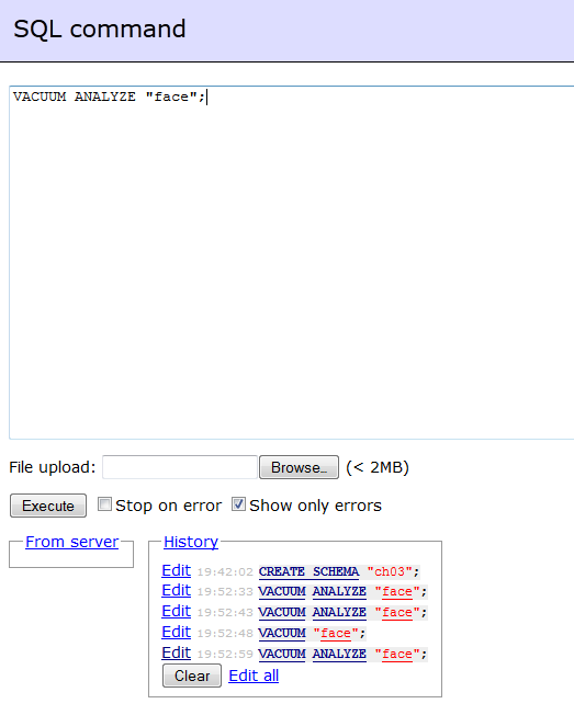 SQL window